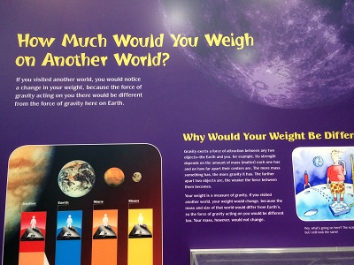 Experimento ¿Cuánto pesarías en otro mundo? 1. Museo Smitonian